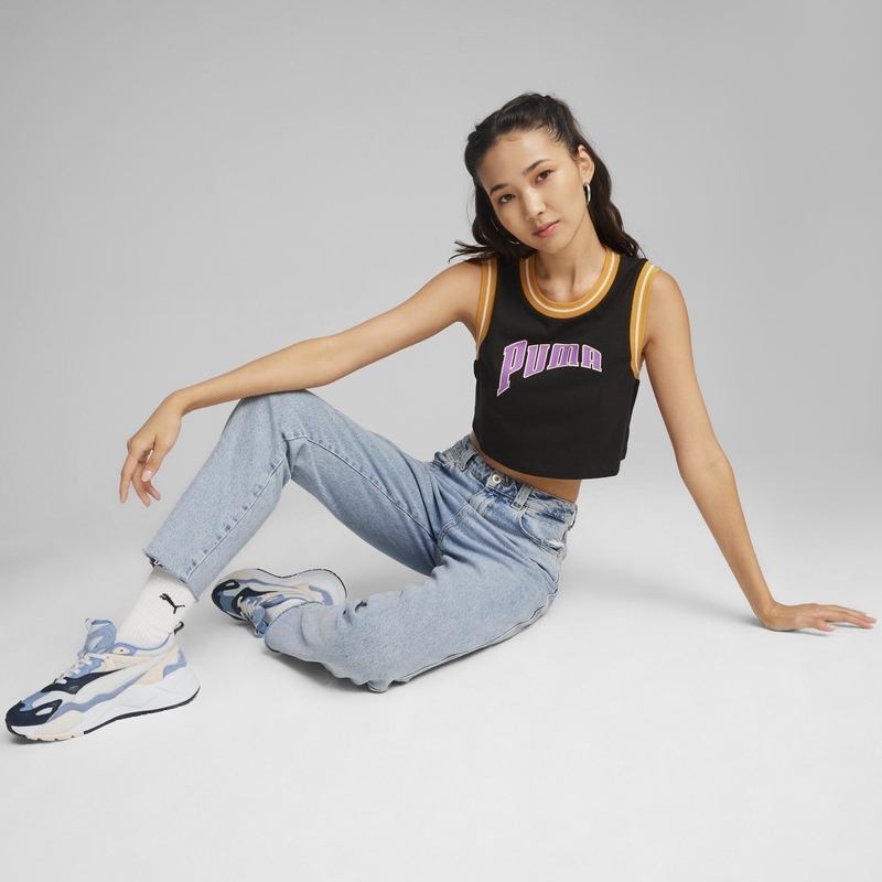 PUMA TEAM FOR THE FANBASE Graphic Cropped Tee タンクトップ 