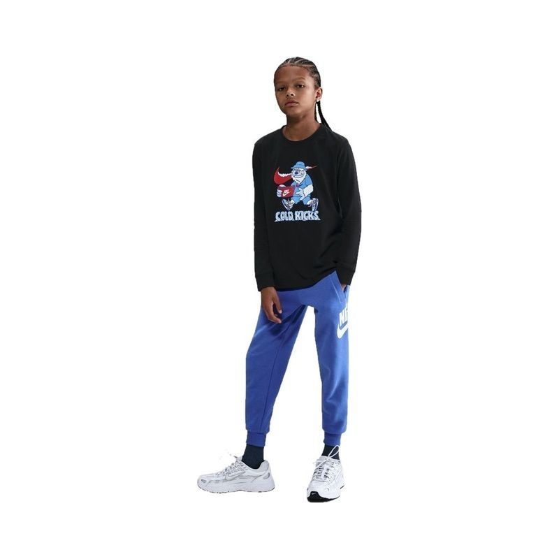 تيشيرت Sportswear بأكمام طويلة من Nike - للأطفال الكبار