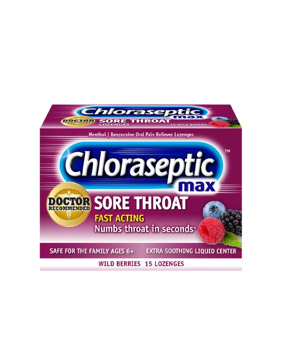 Chloraseptic Max Wild Berries 15 Lozenges