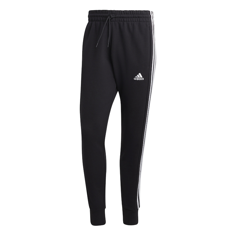 Buy Adidas Essentials French Terry Tapered Cuff 3-Stripes Men's Joggers ...