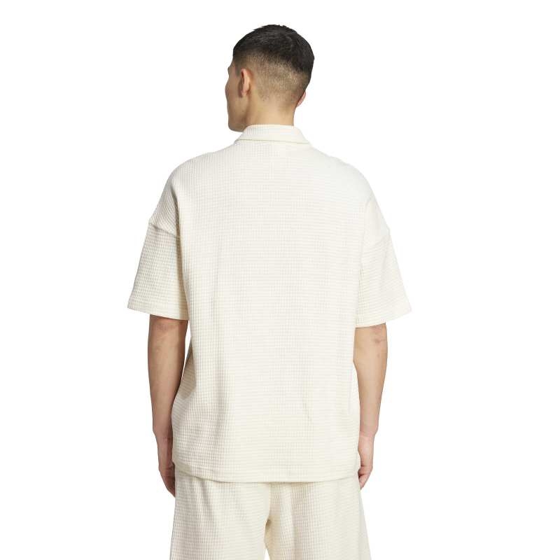 Adidas All Szn Waffle Knit Half-Zip Men's Polo