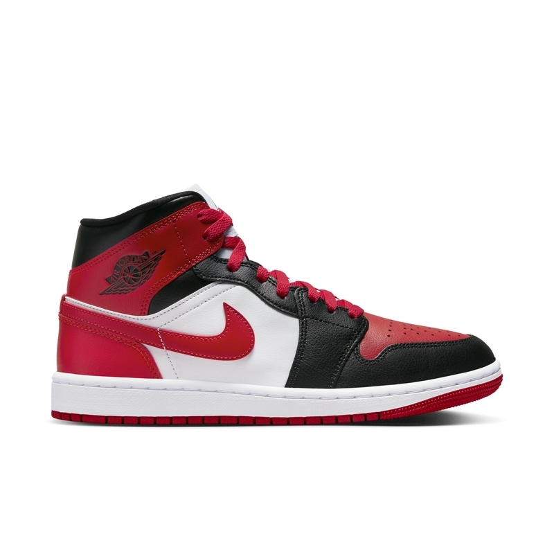 Air Jordan 1 Mid Alternate Bred Toe Women S Shoes Online The Athletes Foot