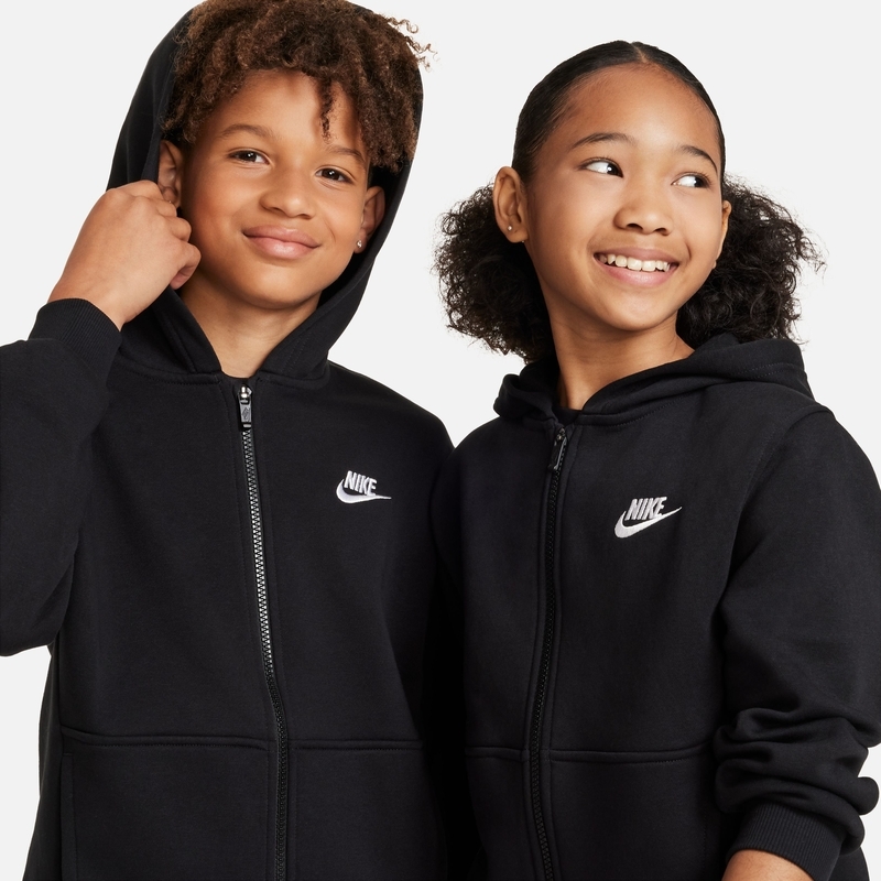 Buy Nike Sportswear Club Fleece Kid's Full-Zip Hoodie Online in Kuwait ...