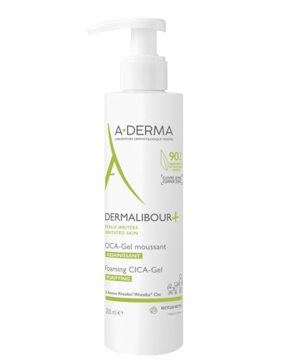 A-Derma Dermalibour + Cica Foaming Gel Moussant 200ml