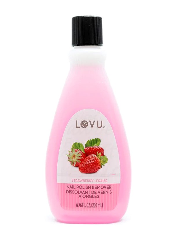 Lovu Nail Polish Remover Strawberry 200ml