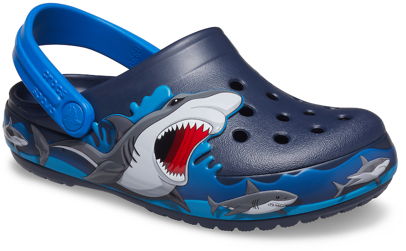 Buy Kid's Crocs Fun Lab Shark Lights Clog Online in Kuwait - Crocs