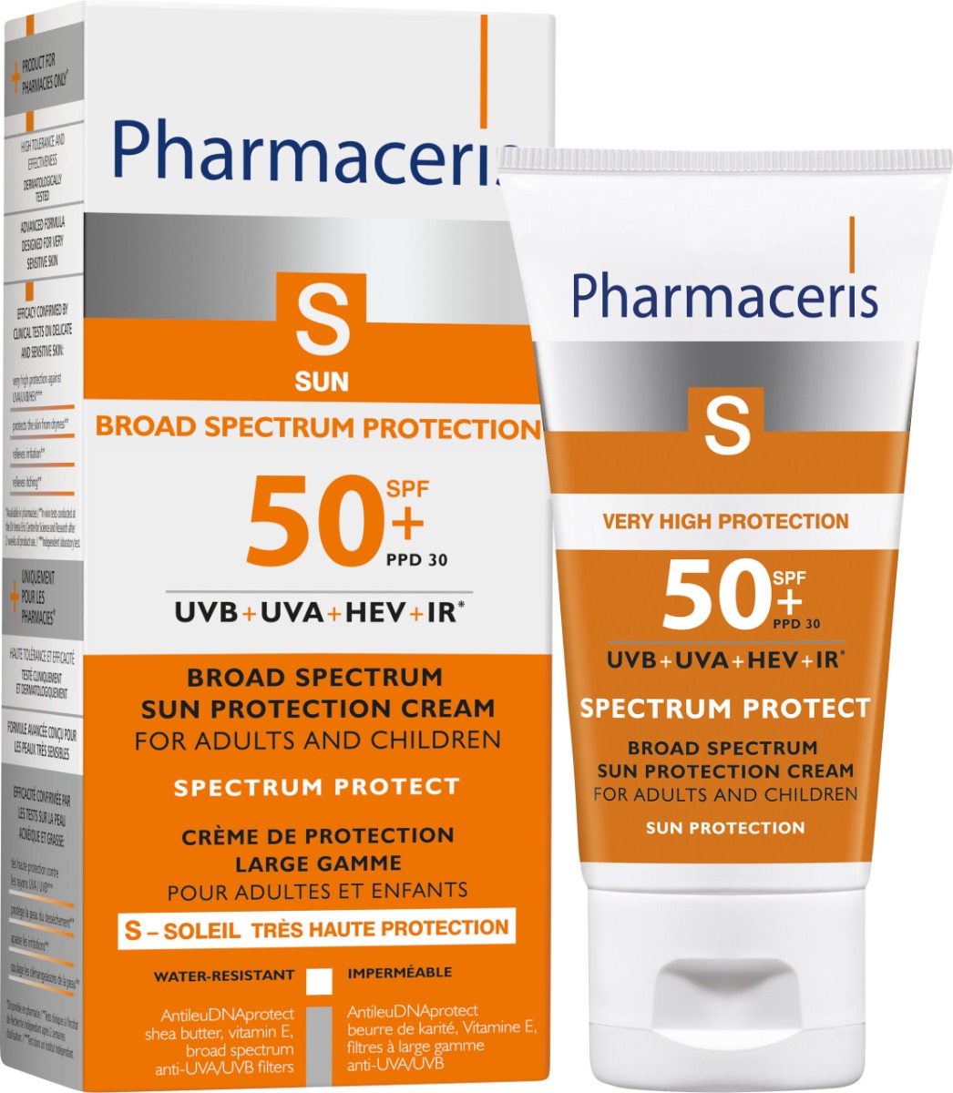 Pharmaceris Broad Spectrum Sun Protection Cream SPF 50+ for Adults and Children Spectrum Protect 50 ml