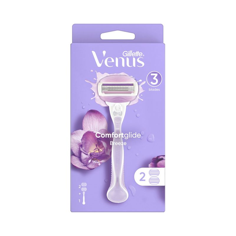 Gillette Venus Breeze Razor 2Up 3 Pieces