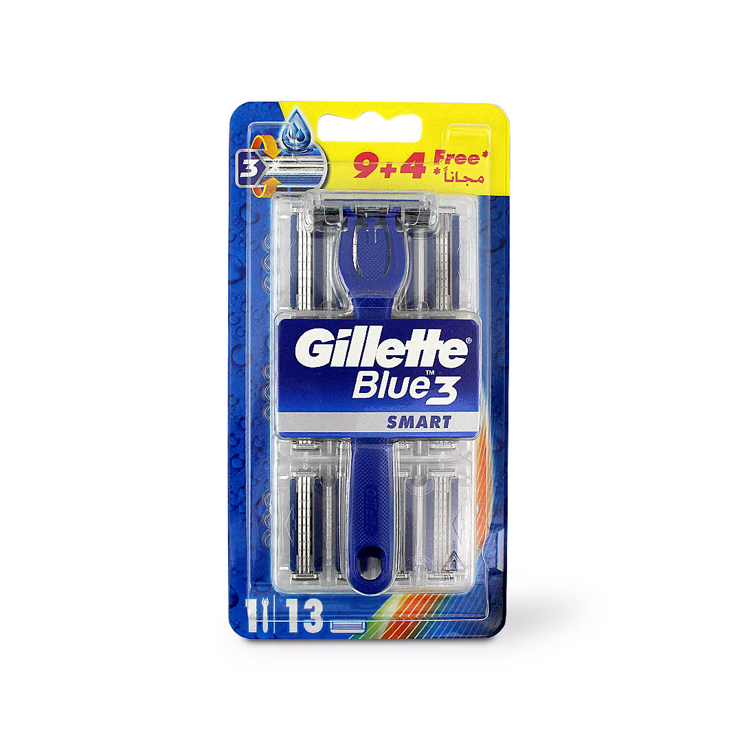 Gillette Blue3 Smart Hybrid Razor 9+4 Free