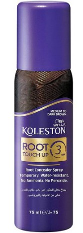 Koleston Wella Root Touch Up Medium to Dark Brown Instant 3 Seconds Spray 75 ML