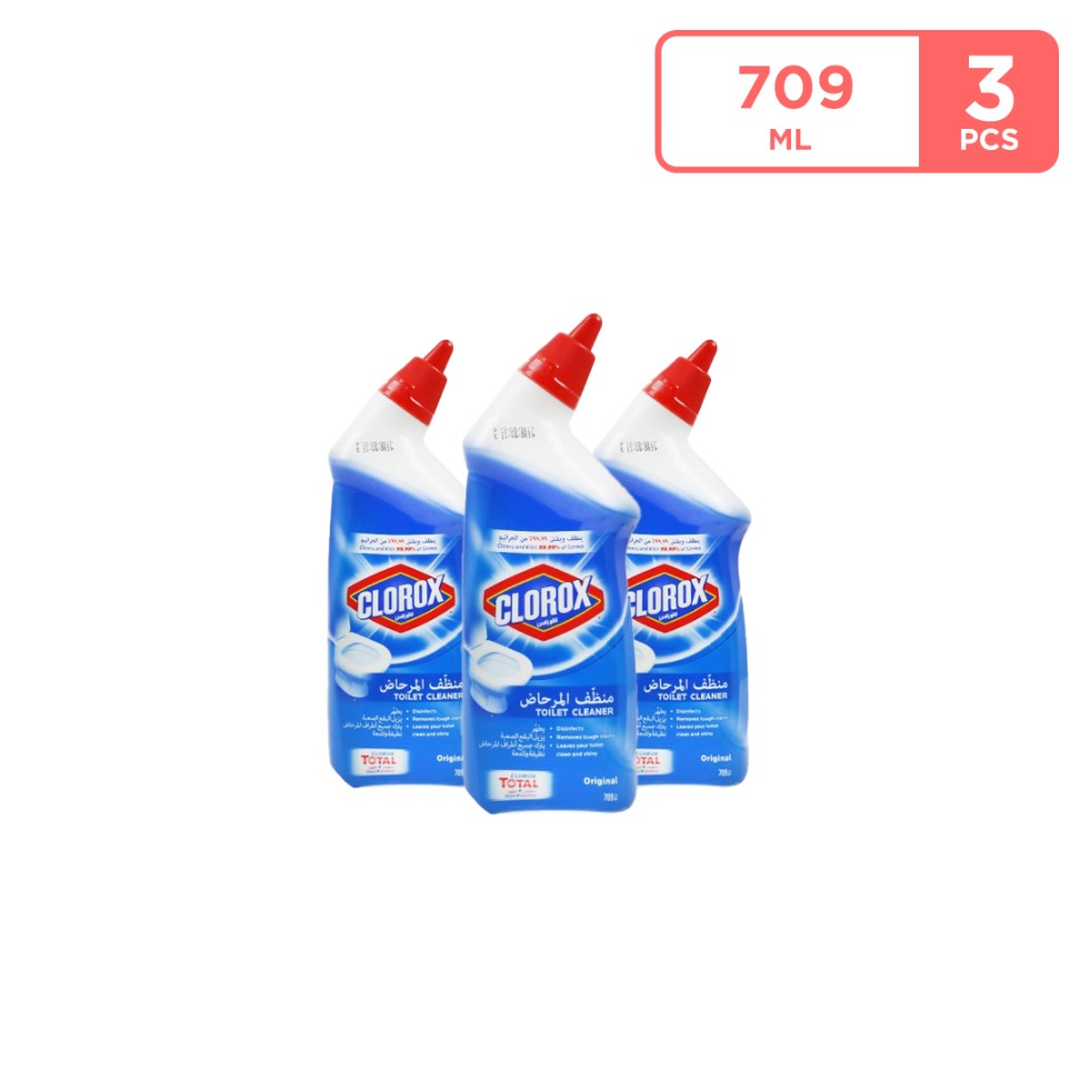 Clorox Toilet Cleaner Original (2+1)709 Ml