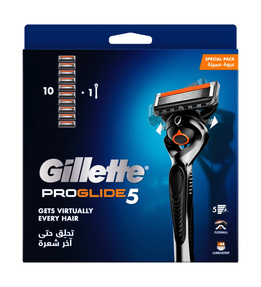 Gillette Pro Glide 1 Handle + 10 Blades