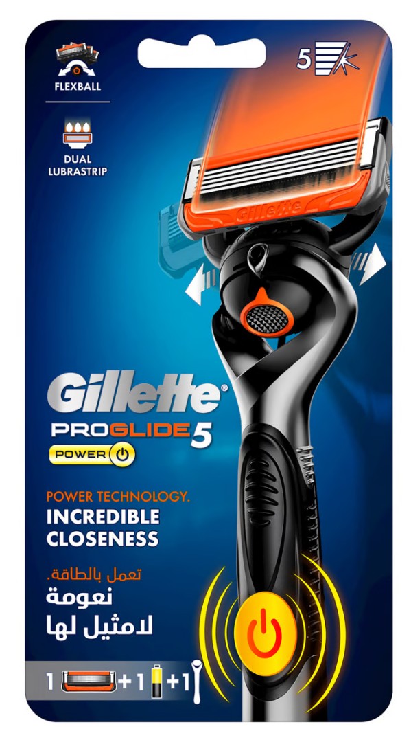 Gillette Pro Glide 1 Handle + 5 Blades