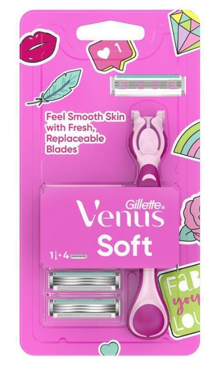 Gillette Simply Venus Razor With 4 Refills