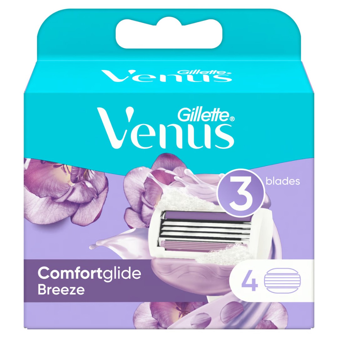 Gillette Venus Razor Comfort Glide Breeze 4 Pieces