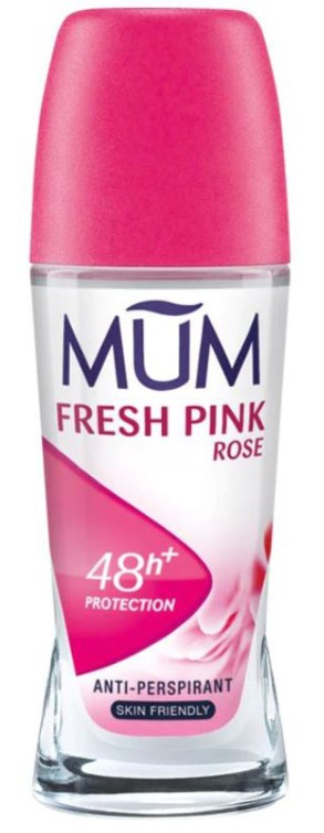 Mum Deo Roll On Frsh Pink Rose 75Ml