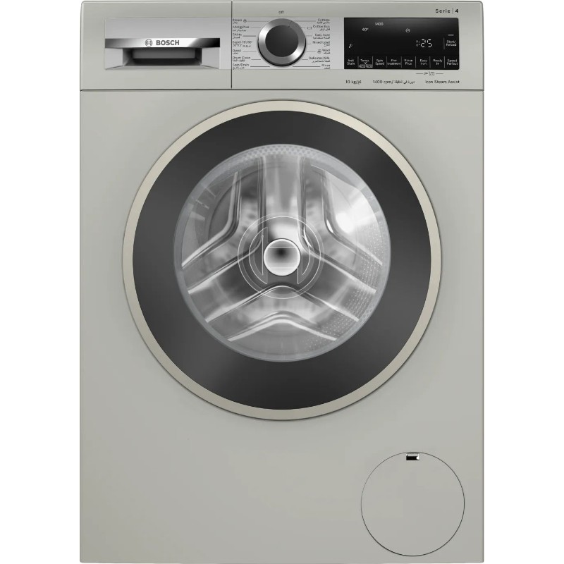 Bosch WGA2540XGC Series 4 Washing Machine, 10 kg , Silver Inox