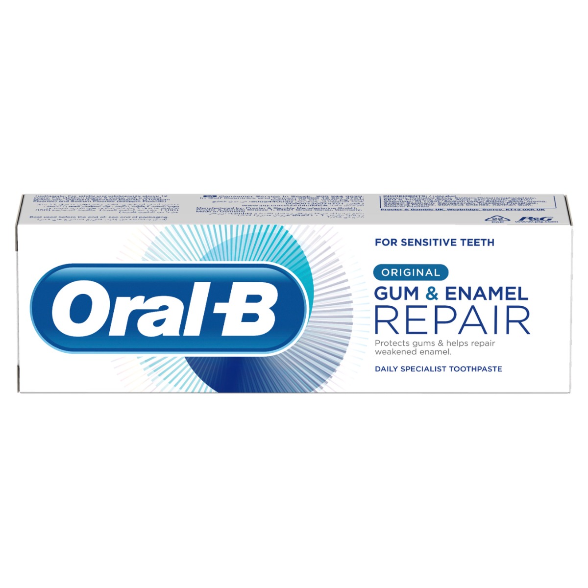 Oral-B Repair Gum & Enamel, Original Toothpaste, for Healthier Gums and teeth, 75ml