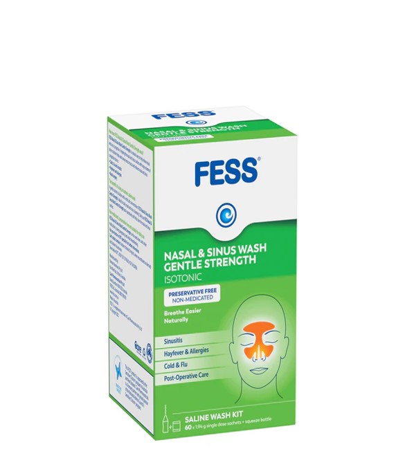 Fess Nasal & Sinus Wash Kit -60 sachets