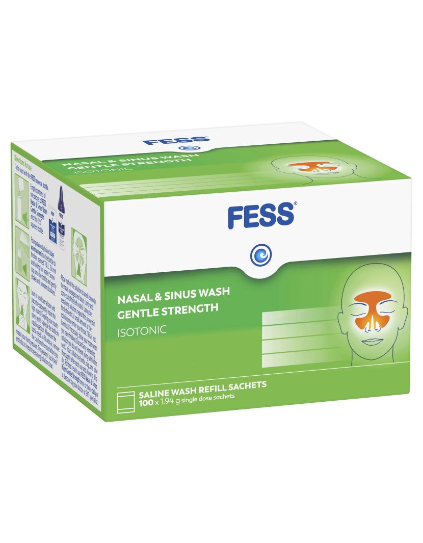 Fess Nasal & Sinus Saline Sachets 100s