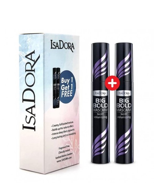 Isadora Big Bold Mascara Kit 1+1 Free