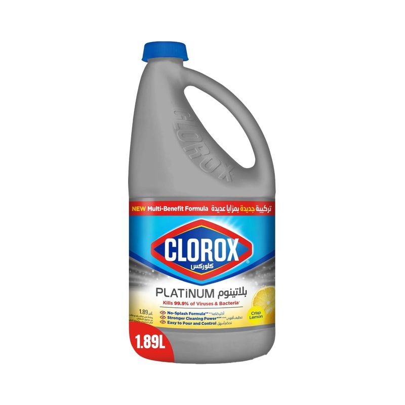 Clorox Platinum Bleach Crisp Lemon 1.89 Litres