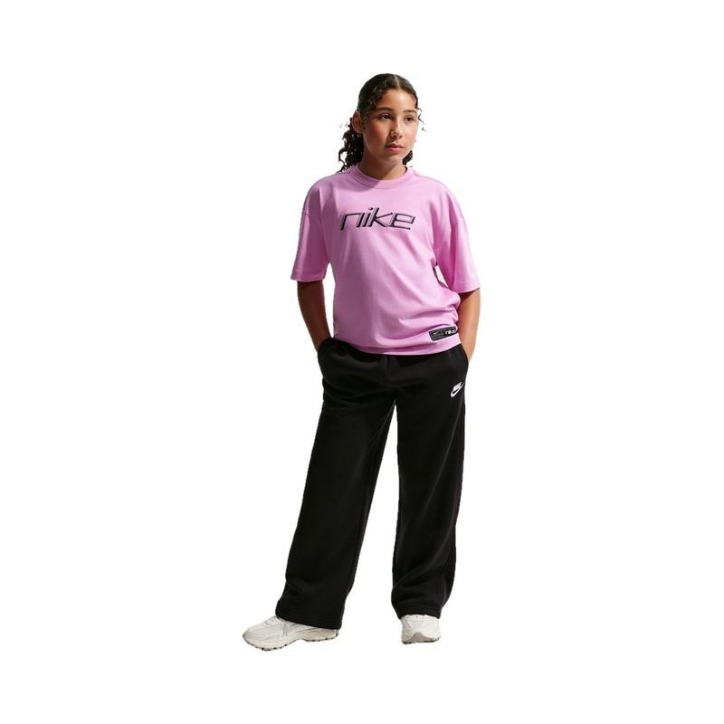 بنطلون Sportswear بقصة واسعة وحافة مفتوحة من Nike - للأطفال