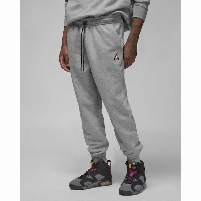 jordan fleece pants grey