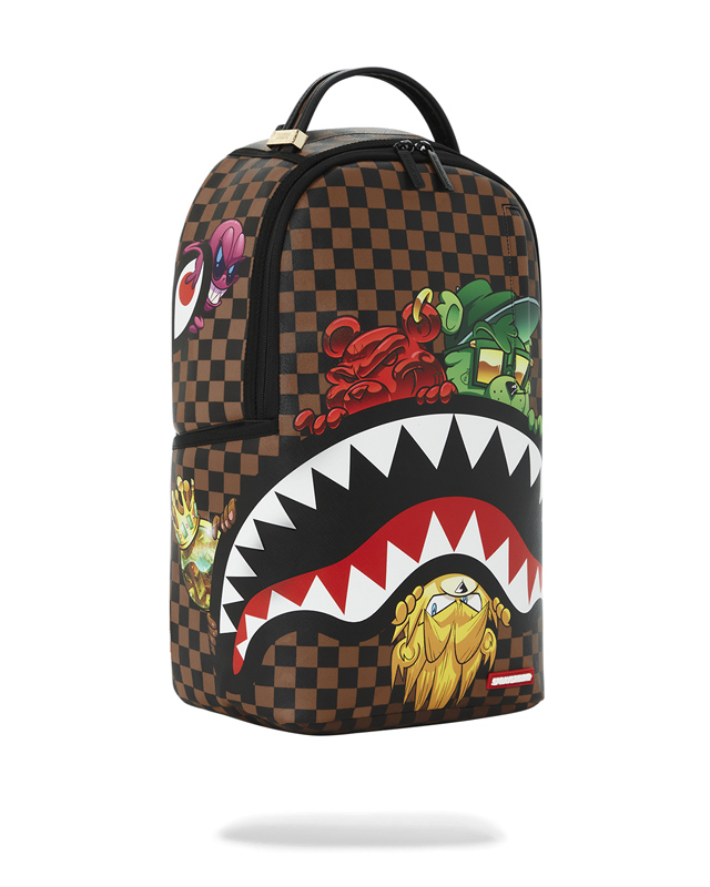 Buy Sprayground Sip Sneakin & Peekin Dlxsv Backpack Online in Kuwait