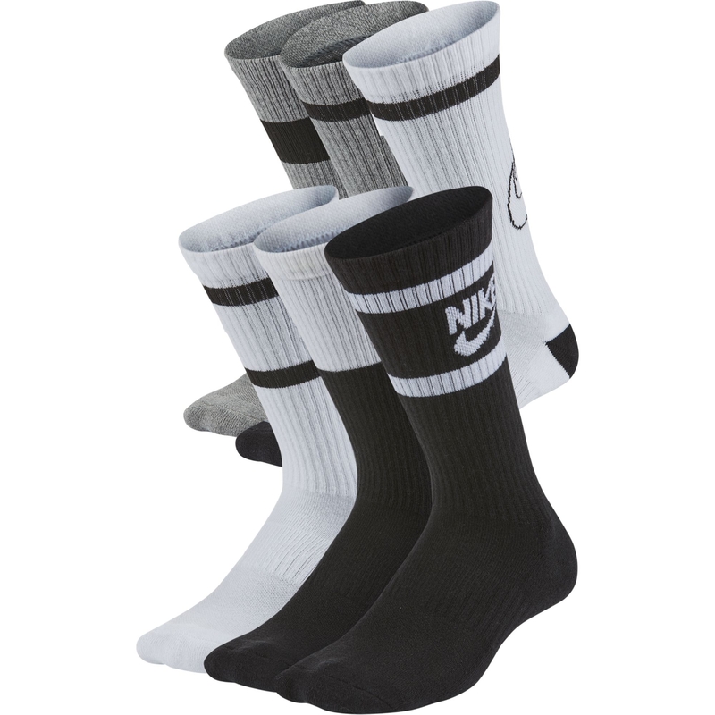 Nike Everyday Kid's Cushioned Crew Socks (6 Pairs)