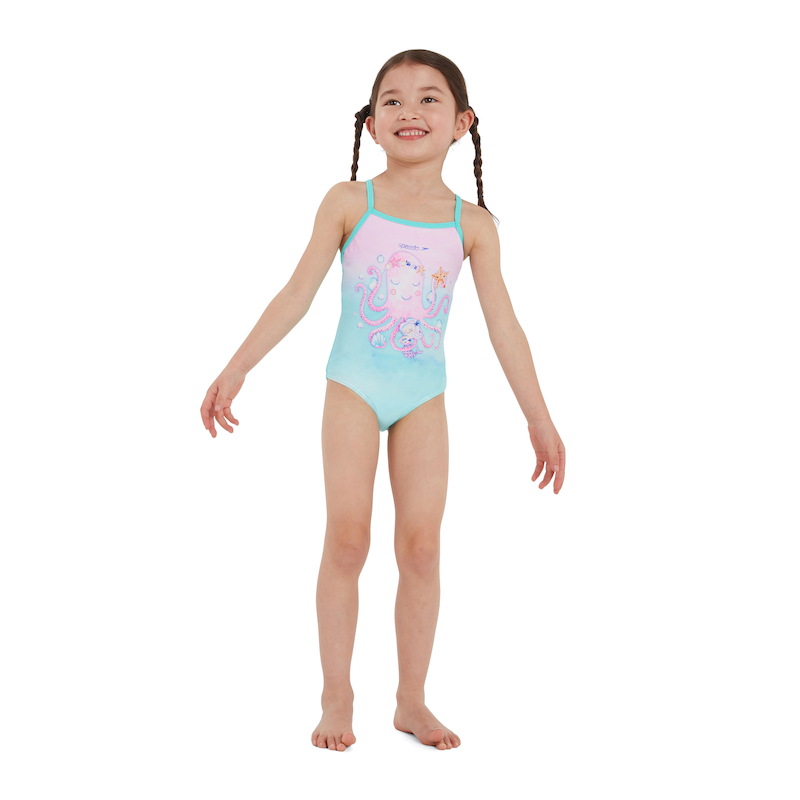 Speedo Digital Thinstrap Kid's Swimsuit