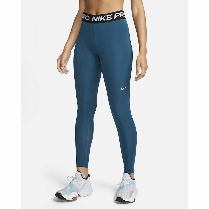 Buy Nike Pro Women's Mid-Rise Mesh-Paneled Leggings Online in