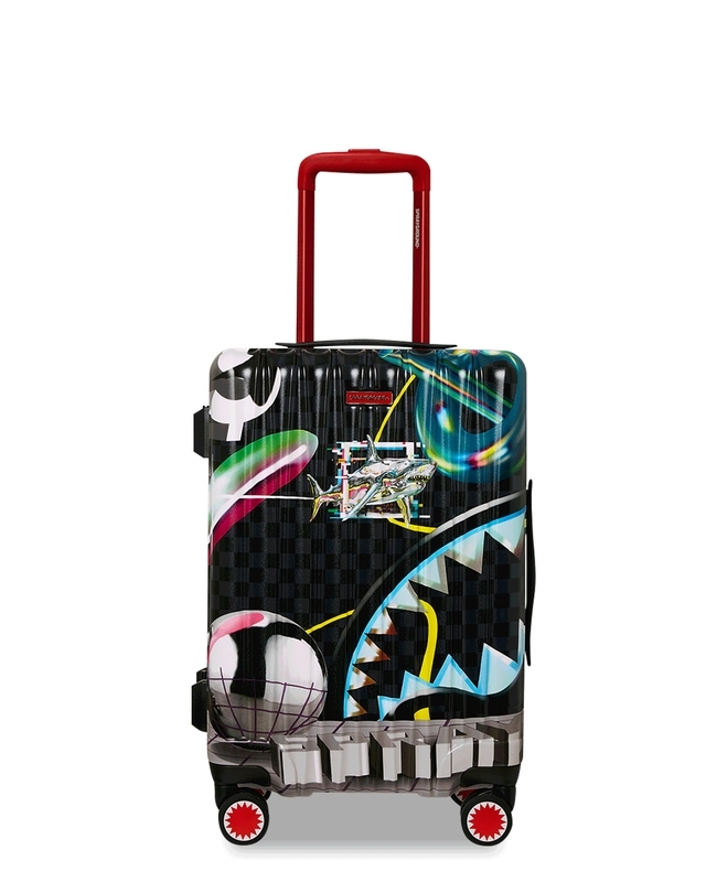 Sprayground camo shark luggage online