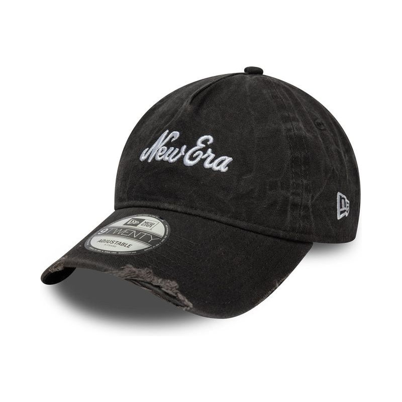 New Era Pigment Wash Black 9Twenty A-Frame Men's Cap