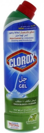 Clorox Gel Thick Bleach + Cleaner with Mint Freshness 750 ml