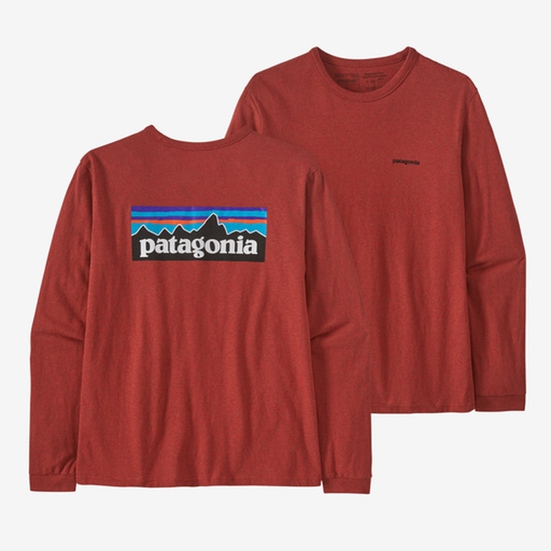 Patagonia Women's Long-Sleeved P-6 Logo Responsibili-Tee