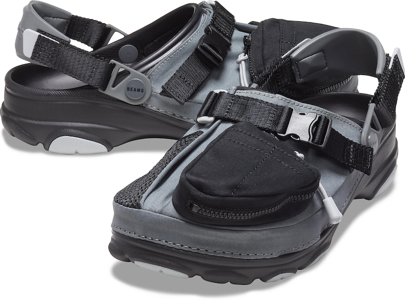 beams pocket crocs