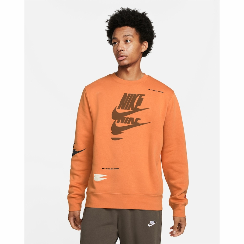 nike mens fleece crew