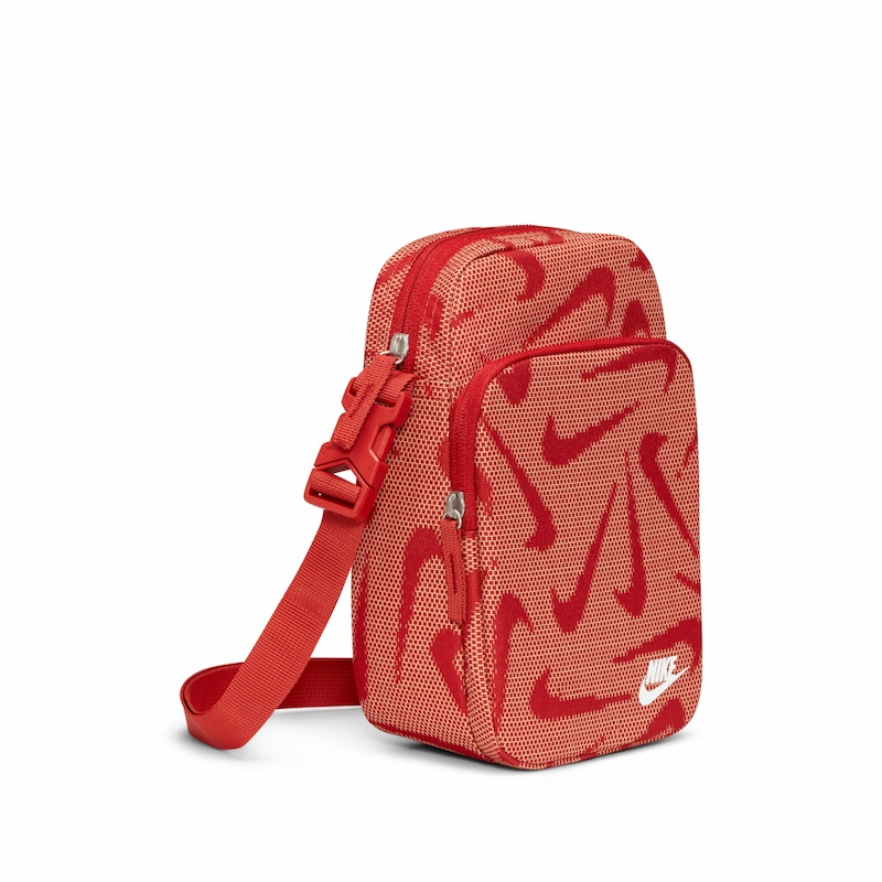 Red nike online crossbody