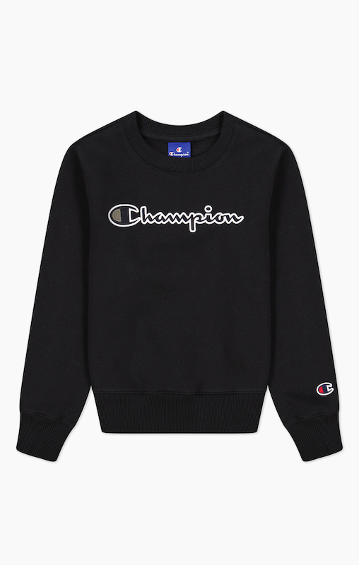 Champion logo patch top hoodie