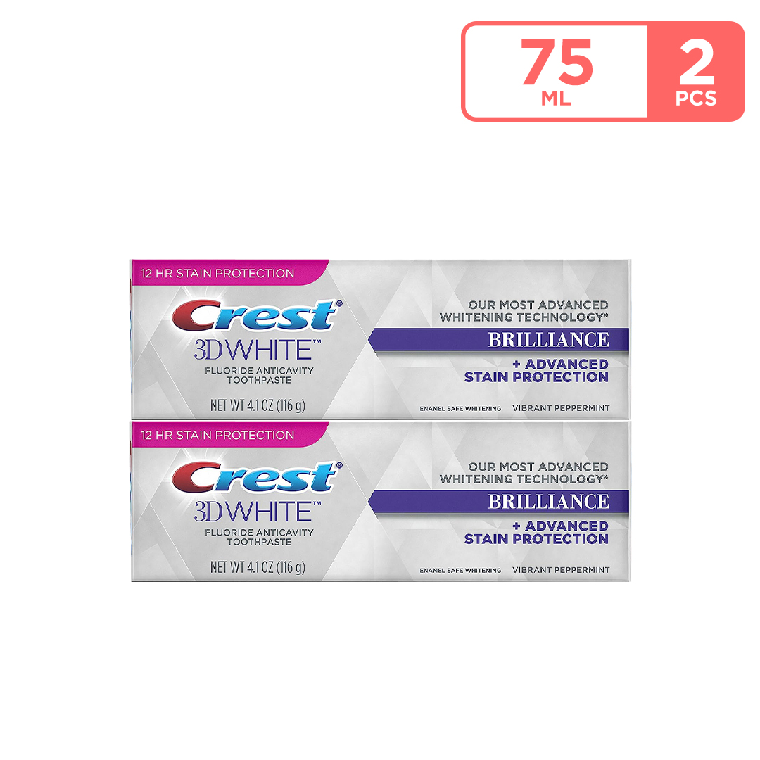 Crest 3D White Deluxe Pearl Glow Toothpaste 75 ML