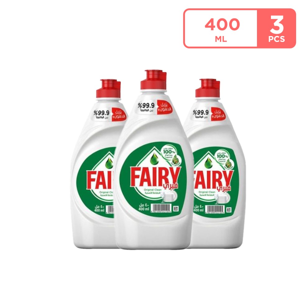 Fairy Original Dishwashing Liquid 3X400Ml