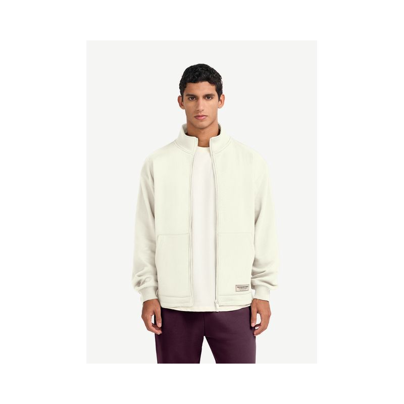 جاكيت لاونج قطني بقصة واسعة - للجنسين