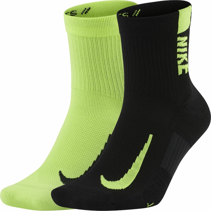 Buy Nike Multiplier Running Ankle Socks 2 Pair Online in Kuwait