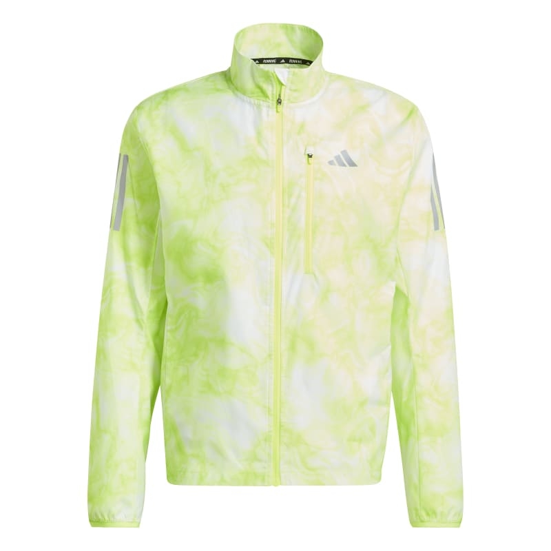 Adidas Men's Own the Run Allover Print Jacket