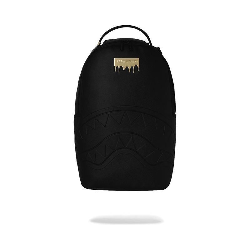 Sprayground Gold Drip Logo Dlxsv Backpack