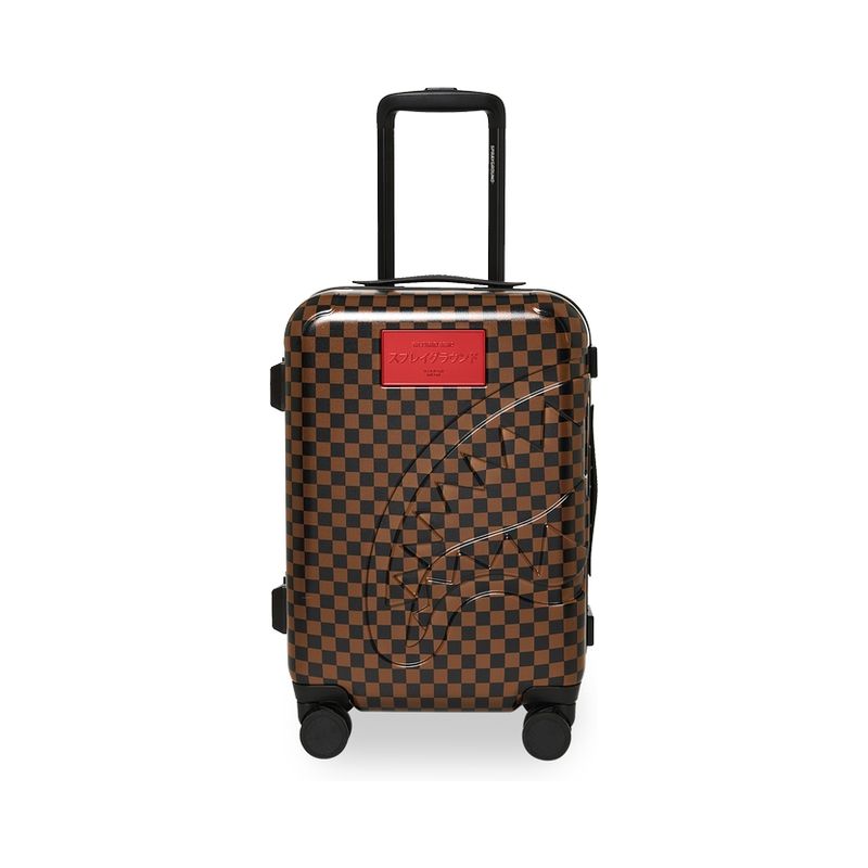 Sprayground Red Redemption Carry-On Hard Luggage