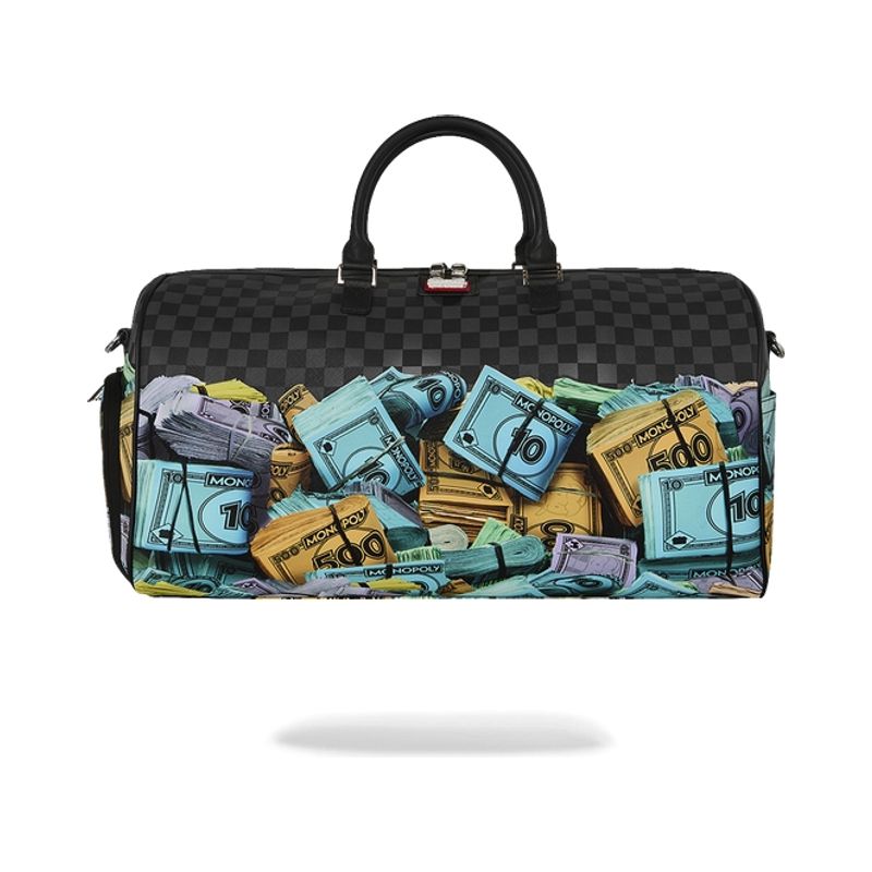 Sprayground Monopoly Money Stacks Large Duffle