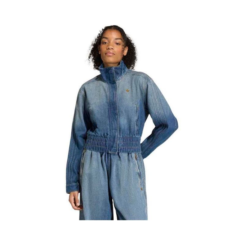 جاكيت رياضي من الدنيم من Adidas – للنساء