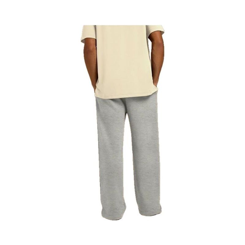 بنطلون رياضي من القطن برجل واسعة وخياطة 31.5 بوصة – للرجال